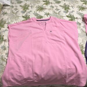 Fabletics Pink Scrubs Set